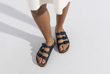 NNEKG Florida Birko Flor Soft Footbed Sandal (Blue Size 41 EU)