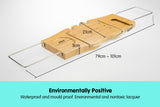 NNEDPE Bamboo Bath Caddy