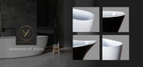 NNEMB 1600x800x580 Bathtub Matte White Oval Shaped Freestanding Acrylic