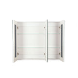 NNEDSZ Bathroom Vanity Mirror with Storage Cabinet - White