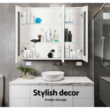 NNEDSZ Bathroom Vanity Mirror with Storage Cabinet - White
