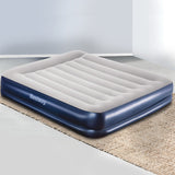 NNEDSZ Air Bed Beds Mattress Premium Inflatable Built-in Pump Queen Size