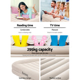 NNEDSZ Air Bed Beds Mattress Queen Size Sleep Built-in Pump Camping Inflatable