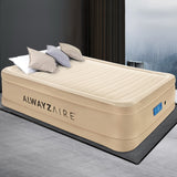 NNEDSZ Air Bed Inflatable Mattress Fortech Built-in AC Pump Home Sleeping