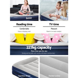 NNEDSZ Air Bed Beds Mattress Single Size Sleep Built-in Pump Camping Inflatable