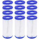 NNEDSZ 12X Filter Cartridge For Above Ground Swimming Pool 1500GPH Filter Pump