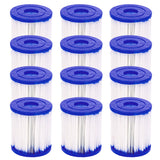 NNEDSZ 12X Filter Cartridge For Above Ground Swimming Pool 330GPH Filter Pump