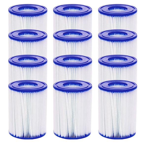 NNEDSZ 12X Filter Cartridge For Above Ground Swimming Pool 800GPH Filter Pump