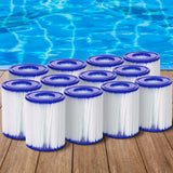 NNEDSZ 12X Filter Cartridge For Above Ground Swimming Pool 800GPH Filter Pump