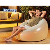 NNEDSZ Inflatable Seat Sofa LED Light Chair Outdoor Lounge Cruiser