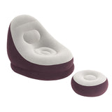 NNEDSZ Inflatable Air Chair Seat Couch Lazy Sofa Lounge Blow Up Ottoman