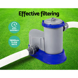 NNEDSZ 1500 GPH Filter Pump Swimming Pool Cleaner
