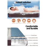 NNEDSZ Air Bed Beds Single Size Inflatable Mattress Sleeping Camping Outdoor