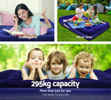 NNEDSZ Double Size Inflatable Air Mattress - Navy