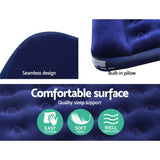 NNEDSZ Single Size Inflatable Air Mattress - Navy