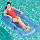 NNEDSZ Durable Inflatable Sun Lounger Pool Air-Bed Seat/Chair Lilo Float Toy