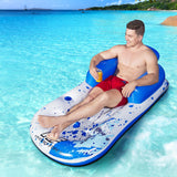NNEDSZ Inflatable Floating Float Floats Pool Lounge Chair Bed Swimming Pools