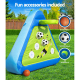 NNEDSZ Kids Inflatable Soccer basketball Outdoor Inflated Play Board Sport