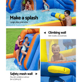 NNEDSZ Inflatable Water Slide Jumping Castle Double Slides for Pool Playground