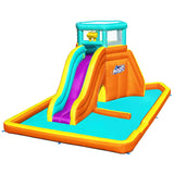 NNEDSZ Inflatable Water Pool Pack Mega Slides Jumping Castle Playground Toy