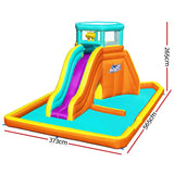 NNEDSZ Inflatable Water Pool Pack Mega Slides Jumping Castle Playground Toy