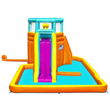 NNEDSZ Inflatable Water Pool Pack Mega Slides Jumping Castle Playground Toy