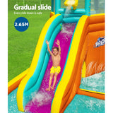 NNEDSZ Inflatable Water Pool Pack Mega Slides Jumping Castle Playground Toy