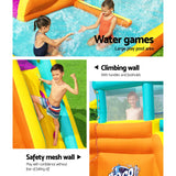 NNEDSZ Inflatable Water Pool Pack Mega Slides Jumping Castle Playground Toy