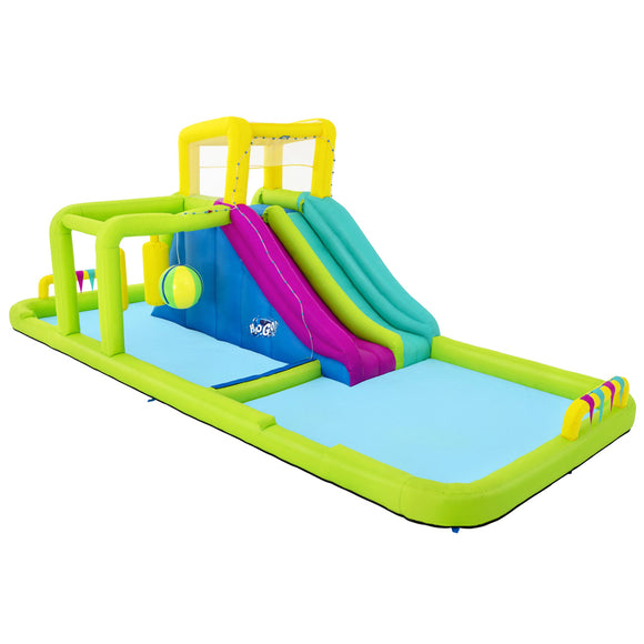 NNEDSZ Inflatable Water Pack Pool Slide Castle Playground H2OGO Splash Course
