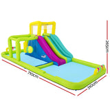 NNEDSZ Inflatable Water Pack Pool Slide Castle Playground H2OGO Splash Course