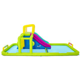 NNEDSZ Inflatable Water Pack Pool Slide Castle Playground H2OGO Splash Course