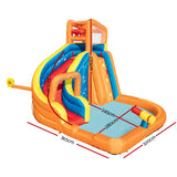 NNEDSZ Inflatable Water Slide Pool Slide Jumping Castle Playground Toy Splash