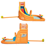 NNEDSZ Inflatable Water Slide Pool Slide Jumping Castle Playground Toy Splash