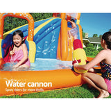NNEDSZ Inflatable Water Slide Pool Slide Jumping Castle Playground Toy Splash