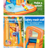 NNEDSZ Inflatable Water Slide Pool Slide Jumping Castle Playground Toy Splash