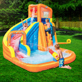 NNEDSZ Inflatable Water Slide Pool Slide Jumping Castle Playground Toy Splash
