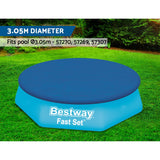 NNEDSZ Solar Pool Cover Blanket for Swimming Pool 10ft 305cm Round Pool 58241