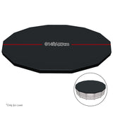 NNEDSZ 4.27m Swimming Pool Cover For Above Ground Pools LeafStop Black