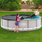 NNEDSZ 4.27m Swimming Pool Cover For Above Ground Pools LeafStop Black