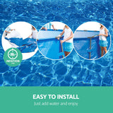 NNEDSZ Swimming Pool Above Ground Filter Pump Steel Pro Frame Pools