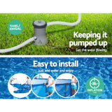 NNEDSZ Swimming Pool Above Ground Pools Filter Pump 3.66M Power Steel Frame