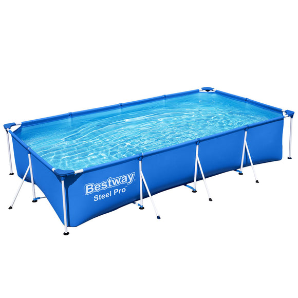 NNEDSZ Swimming Pool Above Ground Heavy Duty Steel Pro™ Frame Pools 4M