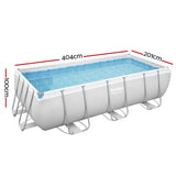 NNEDSZ Swimming Pool Above Ground Pools Power Steel™ Rectangular Frame