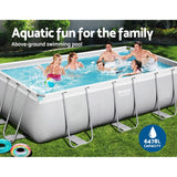 NNEDSZ Swimming Pool Above Ground Pools Power Steel™ Rectangular Frame