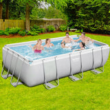 NNEDSZ Swimming Pool Above Ground Pools Power Steel™ Rectangular Frame