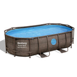 NNEDSZ Swimming Pool Above Ground Pools Power Steel Frame Filter Pump 4.27M