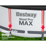 NNEDSZ Above Ground Swimming Pool Filter Pump Steel Pro Max™ Frame Pools 4.57M