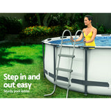 NNEDSZ Above Ground Swimming Pool Filter Pump Steel Pro Max™ Frame Pools 4.57M