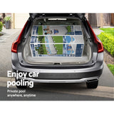 NNEDSZ Above Ground Swimming Pool Power Steel™ Rectangular Frame Pools Filter