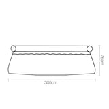 NNEDSZ Round Above Ground Swimming Pool